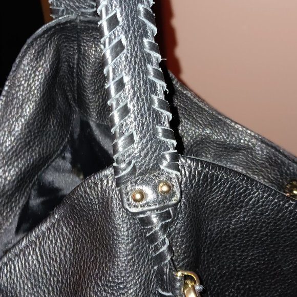 M. London Genuine Vegan Leather Hobo - Picture 3 of 6